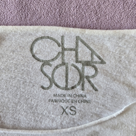 Chaser Cropped Pink Floyd Tee Shirt - White Size XS - Picture 3 of 3